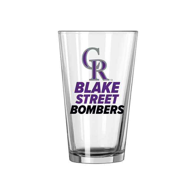 Colorado Rockies 16oz Slogan Pint Glass