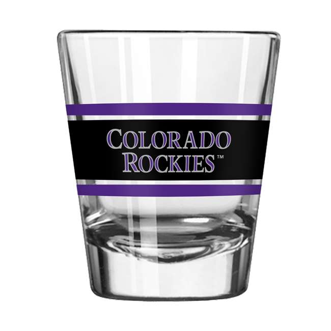 Colorado Rockies 2oz Stripe Shot Glass (2 Pack)