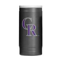 Colorado Rockies Flipside Powder Coat Slim Can Coolie