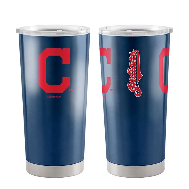 Cleveland Indians 20oz Navy Gameday Stainless Tumbler