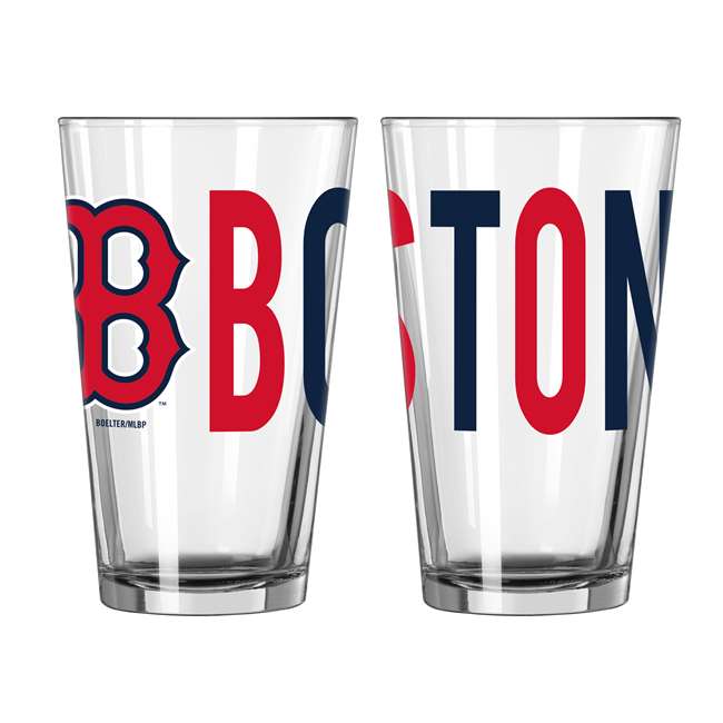 Boston Red Sox 16oz Overtime Pint Glass