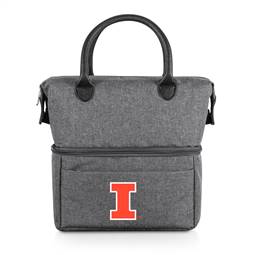 Illinois Fighting Illini Two Tiered Lunch Bag