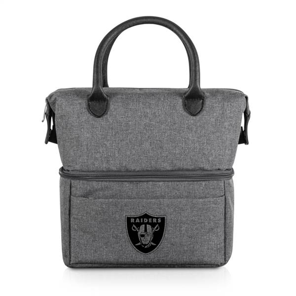 Las Vegas Raiders Two Tiered Lunch Bag