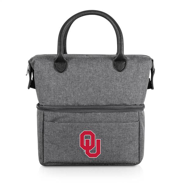 Oklahoma Sooners Two Tiered Lunch Bag