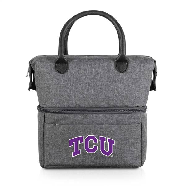 TCU Horned Frogs Two Tiered Lunch Bag