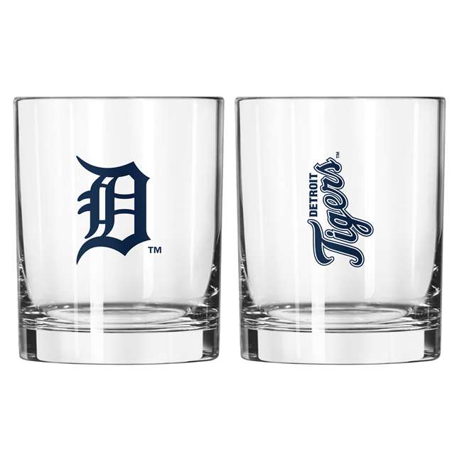 Detroit Tigers 14oz Gameday Rocks Glass (2 Pack)