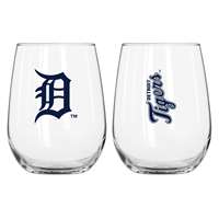 Detroit Tigers 16oz Gameday Curved Beverage Glass