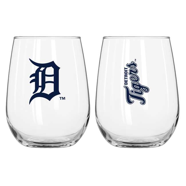 Detroit Tigers 16oz Gameday Curved Beverage Glass