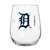 Detroit Tigers 16oz Satin Etch Curved Beverage Glass (2 Pack)