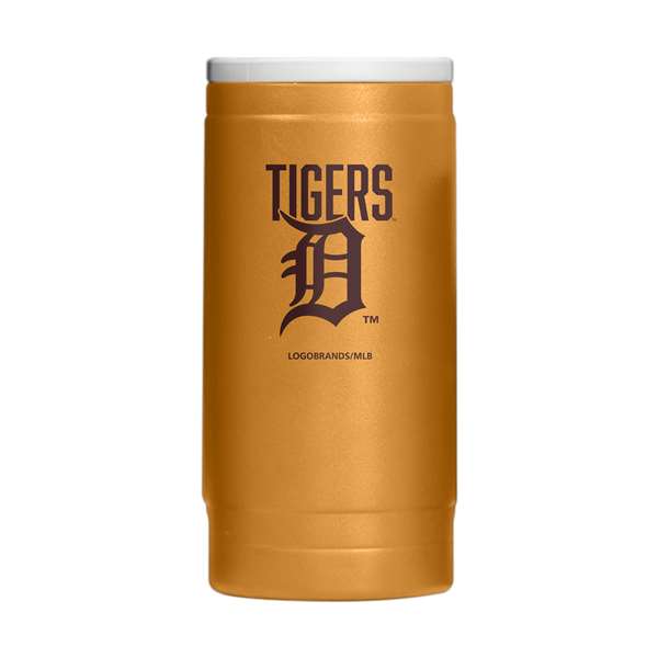 Detroit Tigers Huddle Powder Coat Slim Can Coolie