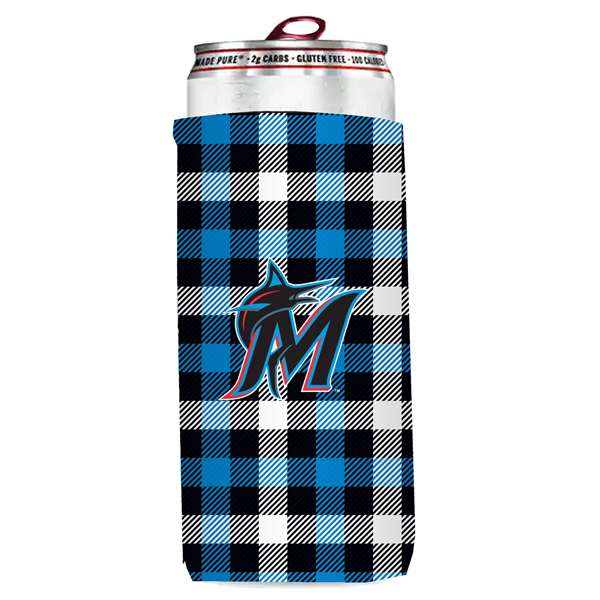 Miami Marlins 12oz Slim Can Coozie (6 Pack)