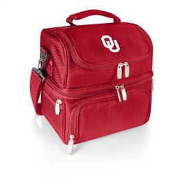 Oklahoma Sooners Two Tiered Insulated Lunch Cooler  