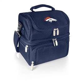Denver Broncos Two Tiered Insulated Lunch Cooler