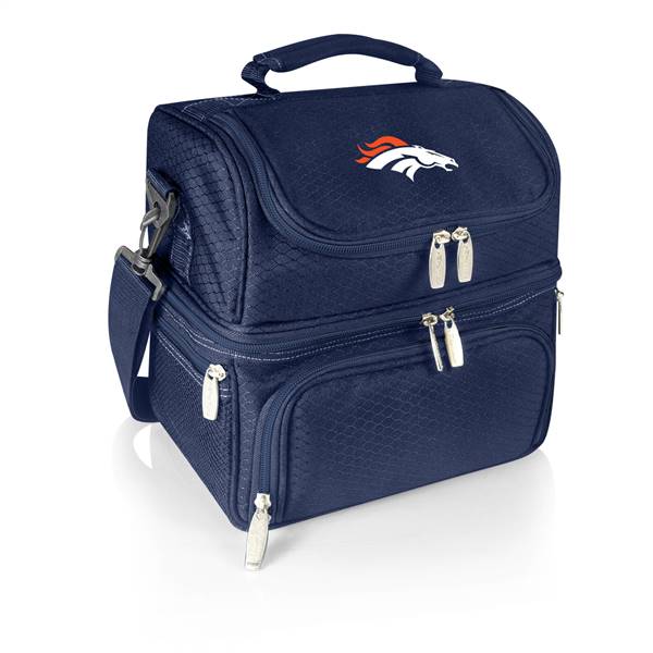 Denver Broncos Two Tiered Insulated Lunch Cooler