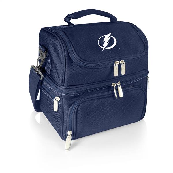 Tampa Bay Lightning Two Tiered Insulated Lunch Cooler