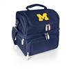 Michigan Wolverines Two Tiered Insulated Lunch Cooler