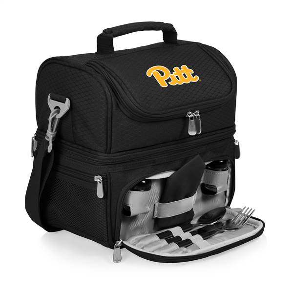 Pittsburgh Panthers Two Tiered Insulated Lunch Cooler