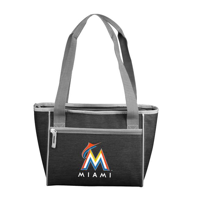 Miami Marlins Crosshatch 16 Can Cooler Tote