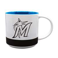 Miami Marlins 18oz Two Tone Mug