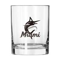 Miami Marlins 14oz Gameday Rocks Glass (2 Pack)