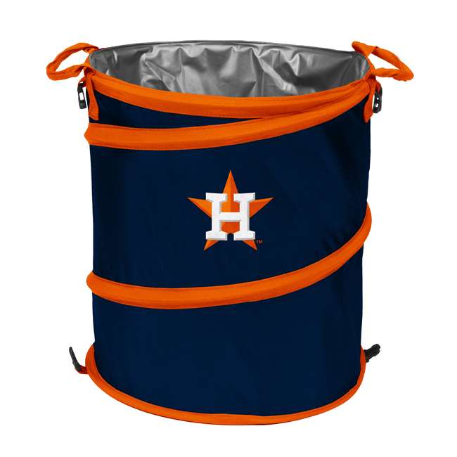 Houston Astros 3-in-1 Collapsible Trash Can - Cooler - Hamper