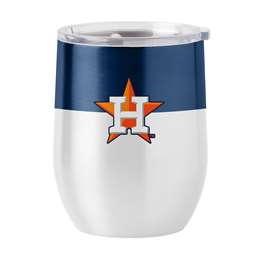 Houston Astros16oz Colorblock Stainless Curved Beverage Tumbler