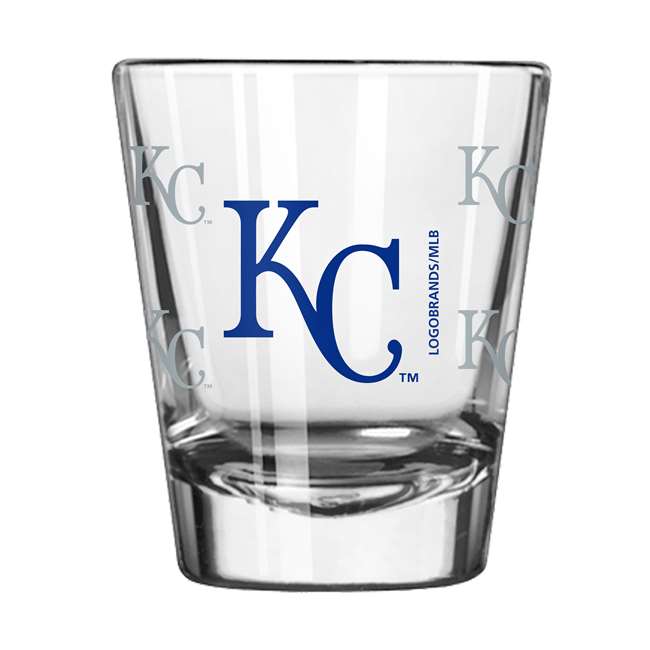 Kansas City Royals 2oz Satin Etch Shot Glass