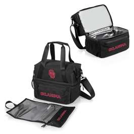 Oklahoma Sooners - Tarana Lunch Bag Cooler with Utensils, (Carbon Black)  