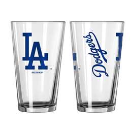 Los Angeles Dodgers 16oz Gameday Pint Glass (2 Pack)