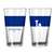 Los Angeles Dodgers 16oz Colorblock Pint Glass (2 Pack)