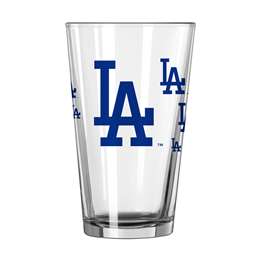 Los Angeles Dodgers 16oz Scatter Pint Glass (2 Pack)