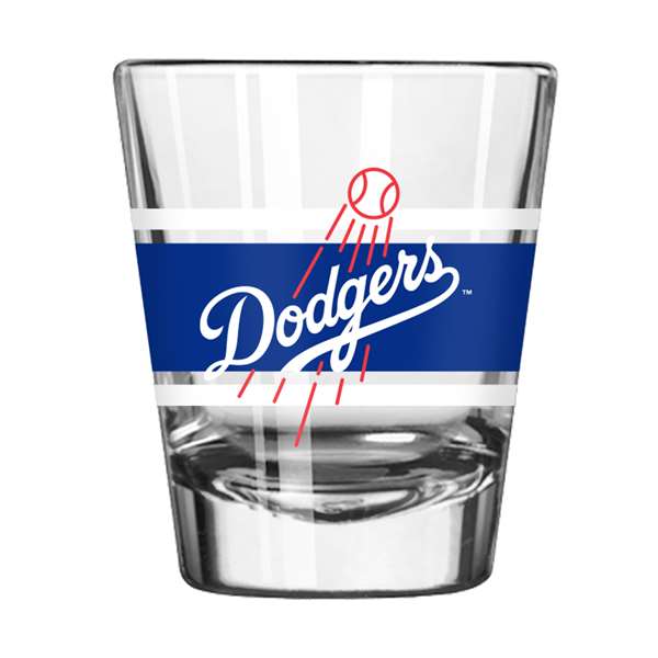 Los Angeles Dodgers 2oz Stripe Shot Glass (2 Pack)