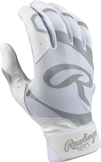 Rawlings Youth 5150 Ii Batting Gloves - White/White  