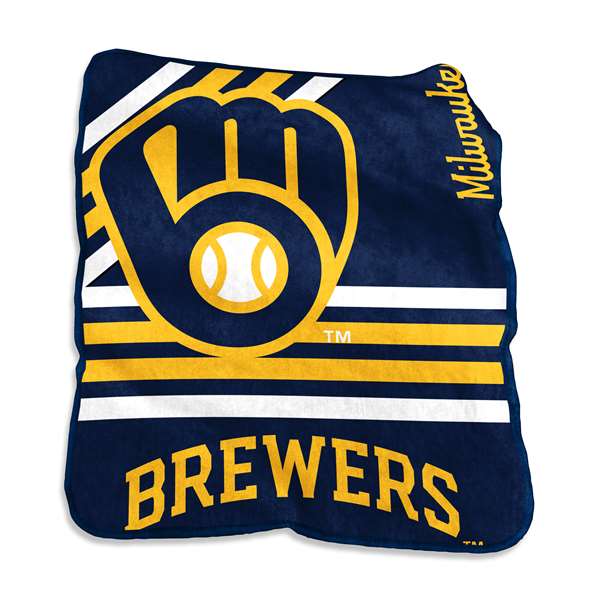 Milwaukee Brewers Raschel Throw Blanket - 50 X 60 inches