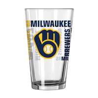 Milwaukee Brewers 16oz Spirit Pint Glass