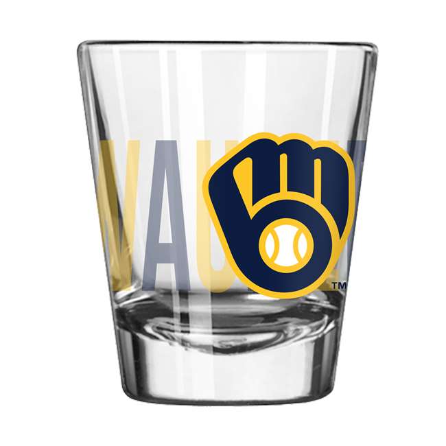 Milwaukee Brewers 2oz Overtime Shot Glass (2 Pack)