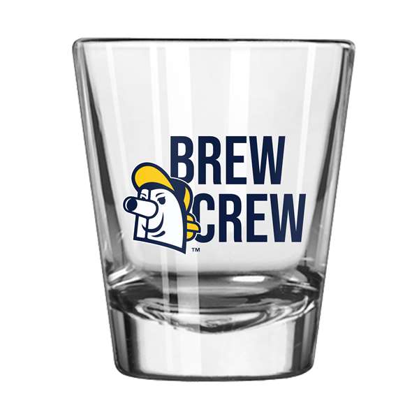 Milwaukee Brewers 2oz Slogan Shot Glass