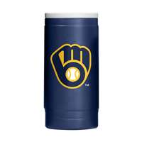 Milwaukee Brewers Flipside Powder Coat Slim Can Coolie