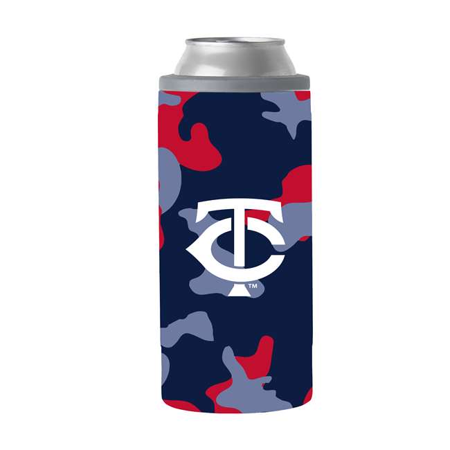 Minnesota Twins 12oz Camo Slim Can Coolie