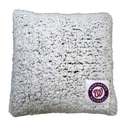 Washington Nationals Frosty Throw Pillow