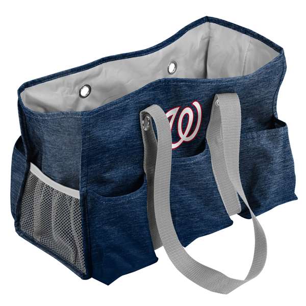 Washington Nationals Crosshatch Jr Caddy Tote Bag