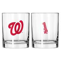 Washington Nationals 14oz Gameday Rocks Glass (2 Pack)