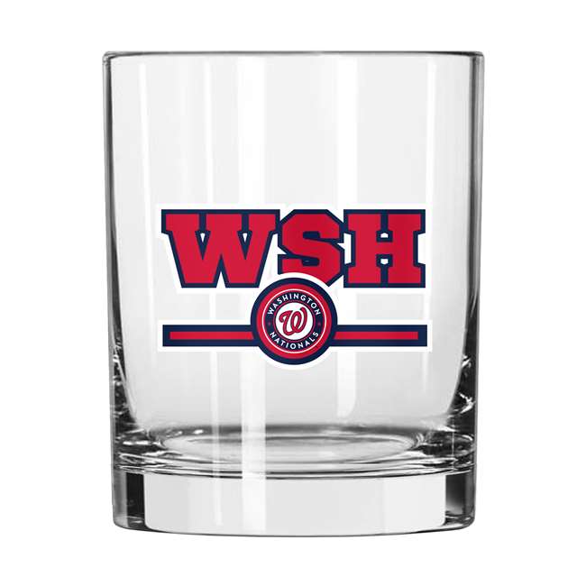 Washington Nationals 14oz Letterman Rock Glass (2 Pack)