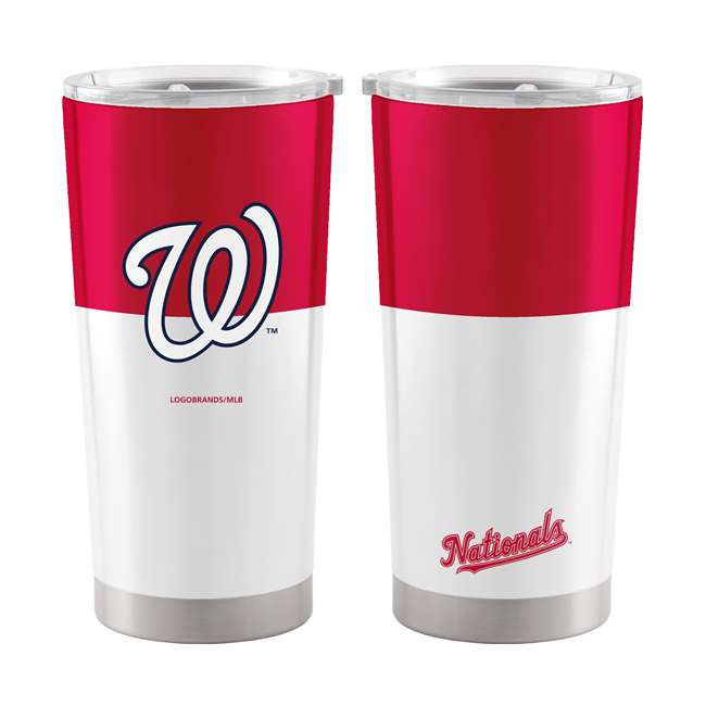 Washington Nationals 20oz Colorblock Stainless Tumbler