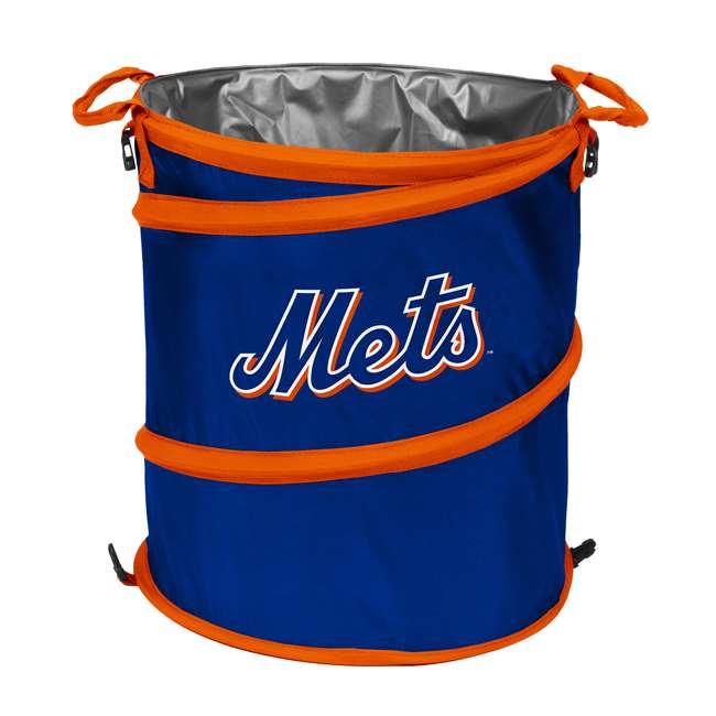 New York Mets 3-in-1 Collapsible Trash Can - Cooler - Hamper