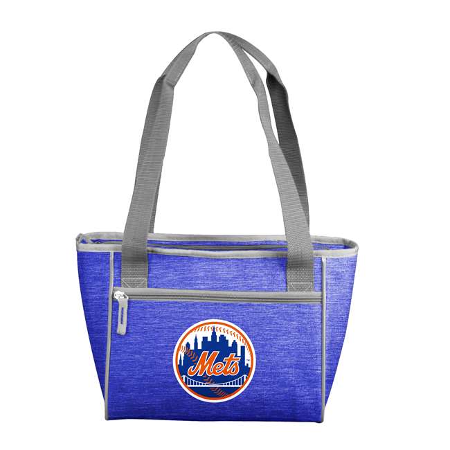 New York Mets Crosshatch 16 Can Cooler Tote