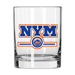New York Mets 14oz Letterman Rock Glass (2 Pack)