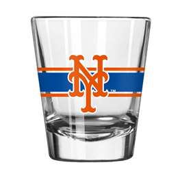 New York Mets 2oz Stripe Shot Glass (2 Pack)