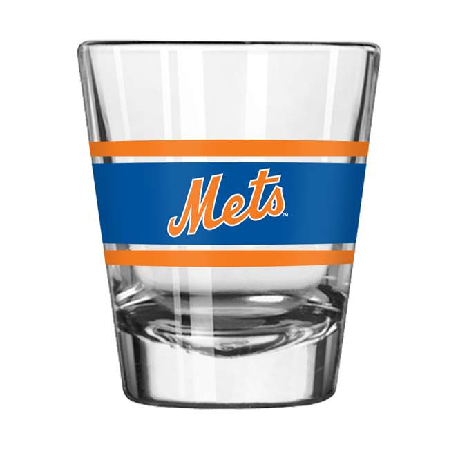 New York Mets 2oz Stripe Shot Glass (2 Pack)