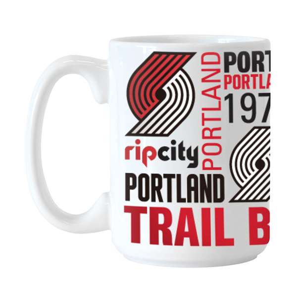 Portland Trailblazers 15oz Spirit Sublimated Mug
